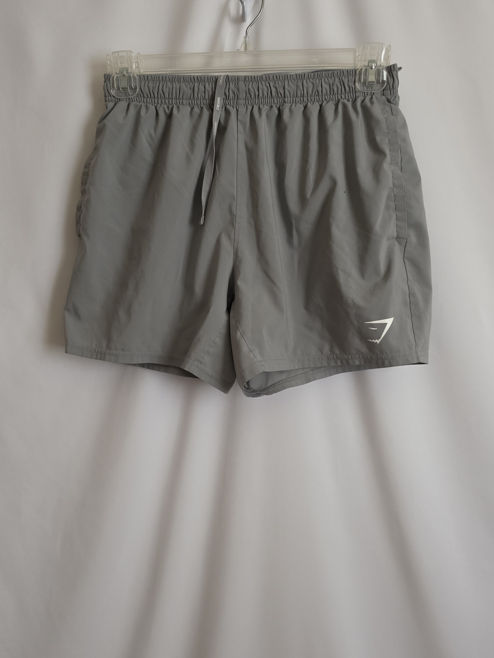 Gymshark Men's Athletic Shorts in Light Gray